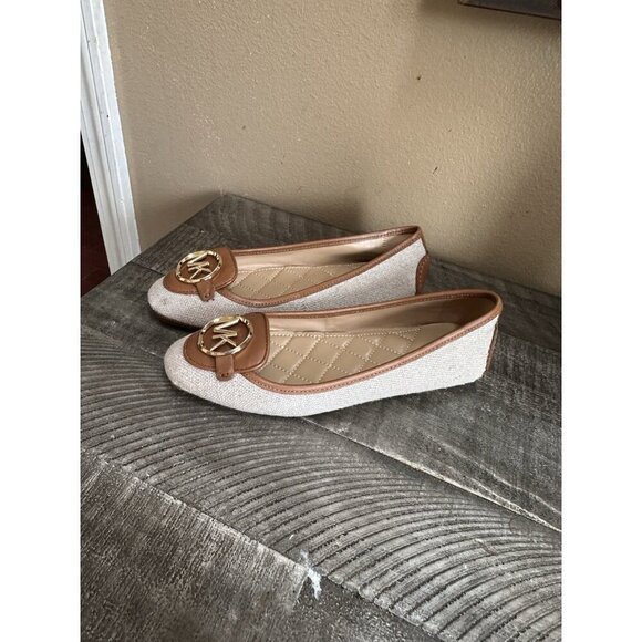 Michael Kors Lillie Canvas and Leather Moccasin Women’s 6.5 M - Picture 4 of 5